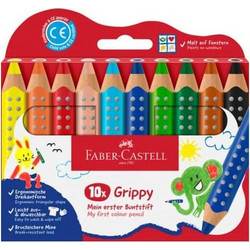 Faber-Castell Grippy Ξυλομπογιές Σετ 10τμχ