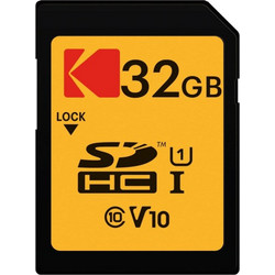 Kodak Premium Performance SDHC 32GB Class 10 U1 V10 UHS-I 90MB/s