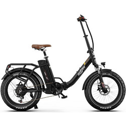 Velogreen OT16 MAX Σπαστό Ηλεκτρικό Ποδήλατο Πόλης 20" 250W με 7 Ταχύτητες Μαύρο