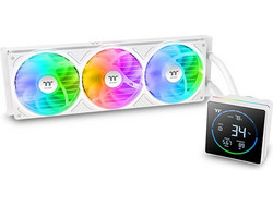 Thermaltake TH360-S V3 Snow Υδρόψυξη CPU 120mm ARGB για Socket 1200 / 1366 / 1700 / 1851 / 2011 / 2011-3 / 2066 / AM4 / AM5 / 115x