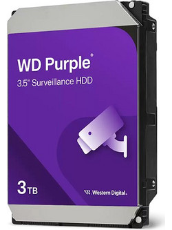 Western Digital Purple 3TB HDD Σκληρός Δίσκος 3.5" SATA 3 5400rpm με 128MB Cache WD34PURZ