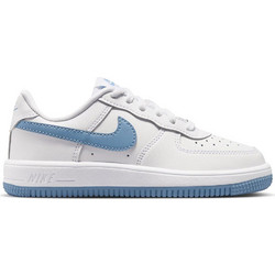 Nike Air Force 1 Παιδικά Sneakers Λευκά Γαλάζια IQ0316-100
