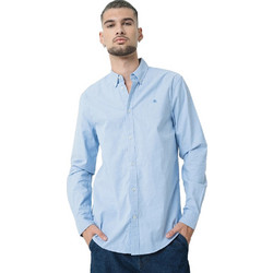 Scotch & Soda Ανδρικό Πουκάμισο Βαμβακερό Μακρυμάνικο Κανονική Γραμμή Γαλάζιο 181228-SC410