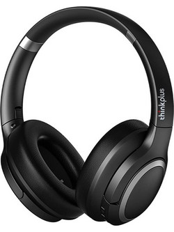 Lenovo Thinkplus TH40 Ασύρματα Bluetooth Ακουστικά Over Ear με Noise Cancelling Μαύρα