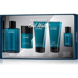 Davidoff Cool Water Eau de Toilette 125ml + After Shave Balm 75ml + Shower Gel 75ml + Deodorant Stick 75ml