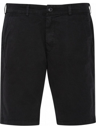 Schott Ανδρική Βερμούδα Chino Μαύρη TRJO30