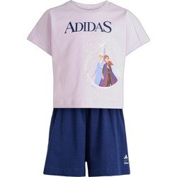 Adidas Disney Frozen Παιδικό Σετ για Κορίτσι Καλοκαιρινό Ροζ Navy Μπλε JZ3578