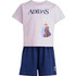 Adidas Disney Frozen Παιδικό Σετ για Κορίτσι Καλοκαιρινό Ροζ Navy Μπλε JZ3578
