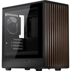 KRUX Helio Black Mini Tower Κουτί Υπολογιστή με Πλαϊνό Παράθυρο