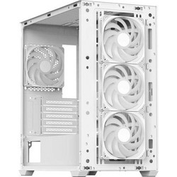 Aerocool D301A V2 White Gaming Mini Tower Κουτί Υπολογιστή RGB με Πλαϊνό Παράθυρο