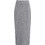 Celestino Μακριά Φούστα Πλεκτή Ψηλόμεση Pencil Γκρι WT1738.2191