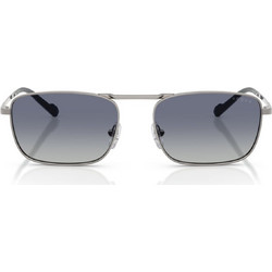 Vogue VO4346S 51874L Ανδρικά Γυαλιά Ηλίου Τετράγωνα Μεταλλικά Ασημί με Μαύρο Φακό