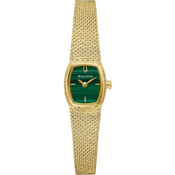 Bulova Goddess of Time Γυναικείο Ρολόι με Χρυσό Μεταλλικό Μπρασελέ 97L184