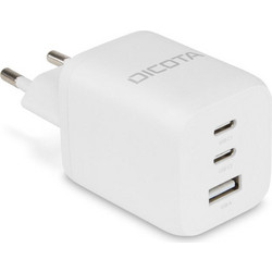 Dicota D32054 Φορτιστής χωρίς Καλώδιο με Θύρα USB-A & 2 Θύρες USB-C 65W Power Delivery