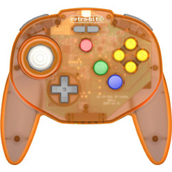 Retro-Bit Tribute 64 Orange Hawk Wired Controller Orange