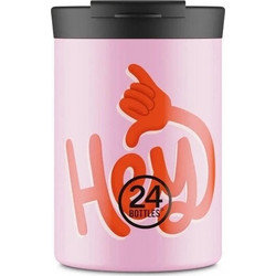 24Bottles Travel Tumbler Hey Pink 350ml