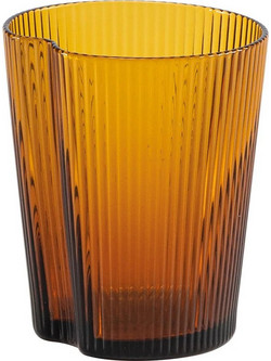 Zafferano Σετ Ποτήρια Νερού Γυάλινα Handy Colors Πορτοκαλί 335ml 6τμχ HA00104