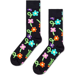 Happy Socks Balloon Flower Ανδρικές Κάλτσες Ψηλές Μαύρες P001556