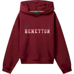 Benetton Παιδικό Φούτερ με Κουκούλα Μπορντό 3J68C204W-236