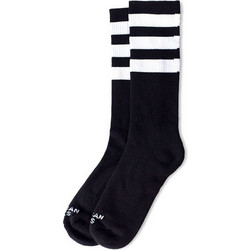American Socks Back In Black Ανδρικές Κάλτσες Ψηλές Μαύρες AS002