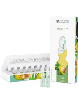 Janssen Detox Fluid Αντιγηραντικό Serum Προσώπου με Αβοκάντο 7x2ml