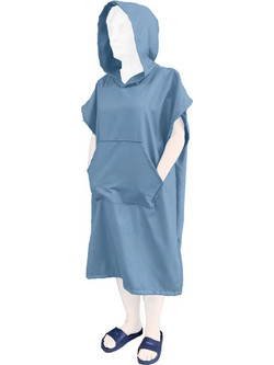 Παιδικό Πόντσο Θαλάσσης Microfiber Γαλάζιο 75313-1