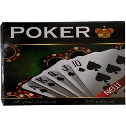 Gram Toys Τράπουλα Πλαστική Μαύρη 8073132