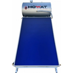 Howat Solo Ηλιακός Θερμοσίφωνας 160lt 2.4m² Glass Τριπλής Ενέργειας για Αντλία Θερμότητας