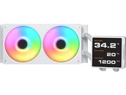 Cougar Poseidon Vistek Pro 240 White Υδρόψυξη CPU 120mm ARGB για Socket 1200 / 1366 / 1700 / 1851 / AM2 / AM2+ / AM3 / AM3+ / AM4 / AM5 / FM1 / FM2 / FM2+ / 115x