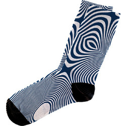 Dimisocks Do You Dare Blue Horizon Ανδρικές Κάλτσες Ψηλές με Σχέδια Navy Μπλε 60143