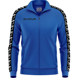 Givova Giacca Tricot Band Ανδρική Ζακέτα Φούτερ με Φερμουάρ Royal Blue BA13