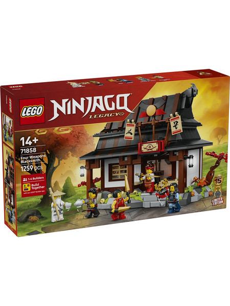 Lego Ninjago Four Weapons Blacksmith 15th Anniversary για 14+ Ετών 71858