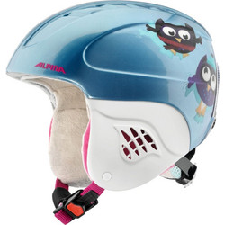 Alpina Carat Happy Owles Παιδικό Κράνος Σκι & Snowboard Γαλάζιο