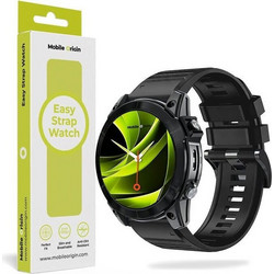 Mobile Origin Easy Strap Silicone Λουράκι Σιλικόνης Black (Universal 22mm)