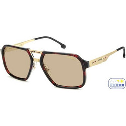Carrera CA27/S 0UC/II Ανδρικά Γυαλιά Ηλίου Aviator Χρυσό Ταρταρούγα με Καφέ Φακό