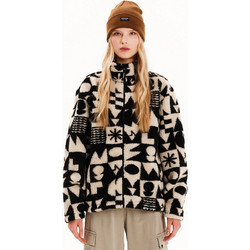 Emerson Γυναικεία Ζακέτα Fleece Κοντή με Φερμουάρ Μπεζ 252.EW290.439-PR542