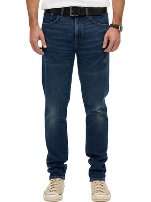 Superdry Ανδρικό Τζιν Παντελόνι Slim Εφαρμογή Navy Μπλε M7010887A-H1S