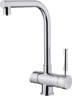 Teka OS 206 182060200 Μπαταρία Κουζίνας Πάγκου Τριπλής Παροχής Ανάμεικτη Inox