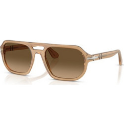 Persol PO3393S 1169M2 Γυναικεία Γυαλιά Ηλίου Aviator Κοκάλινα Καφέ με Καφέ Φακό