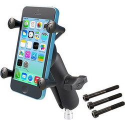 Ram Mounts X-Grip Βάση Κινητού Μηχανής με Ρυθμιζόμενο Βραχίονα για Τιμόνι