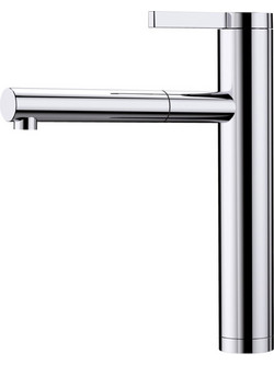 Blanco Linee-S 517591 Μπαταρία Κουζίνας Πάγκου Διπλής Παροχής Ανάμεικτη με Ντουζ Inox