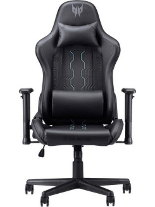 Acer Universal Καρέκλα Gaming Δερματίνης με Ρυθμιζόμενα Μπράτσα Μαύρη GP.GCR11.00Y