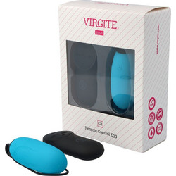 Virgite G3 Bullet Δονητής Egg για Ζευγάρια με Τηλεχειριστήριο Μπλε