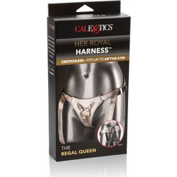 CalExotics Her Royal The Regal Queen Harness Strap On Χρυσό