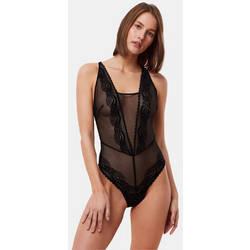 Triumph Hypnotic Spotlight Sexy Κορμάκι Slip See Through με Δαντέλα Μαύρο 10215961-0004