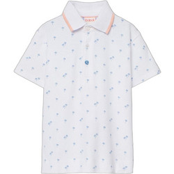 Boboli Παιδικό Polo Κοντομάνικο Λευκό 833026-9783
