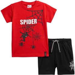 Funky Spider-Man Παιδικό Σετ για Αγόρι Καλοκαιρινό Κόκκινο Μαύρο 126-301108-1