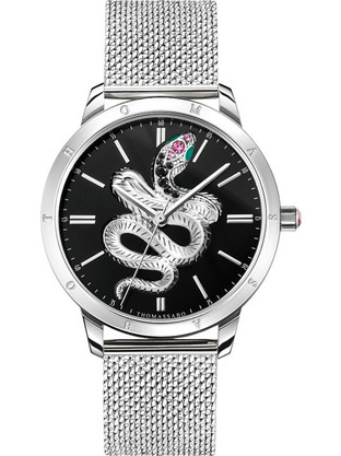 Thomas Sabo Γυναικείο Ρολόι με Ασημί Μεταλλικό Μπρασελέ WA0383-201-203