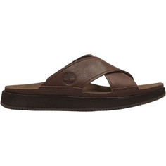 Timberland Casco Cove Δερμάτινα Ανδρικά Σανδάλια Σοκολατί TB0A2M17W01