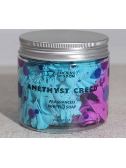 Ancient Wisdom Amethyst Creed Whipped Cream Soap 120gr